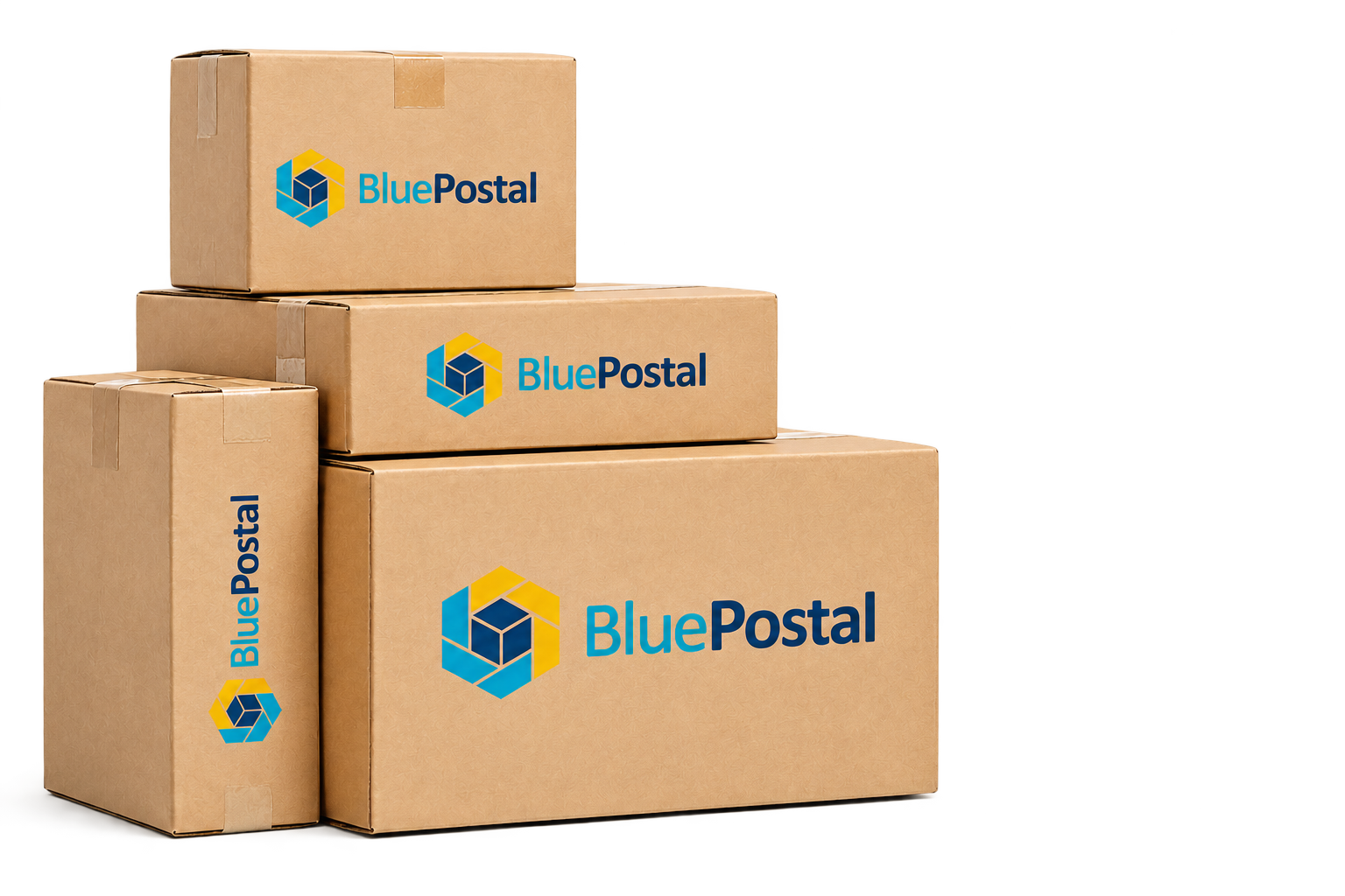 BluePostal shipping boxes
