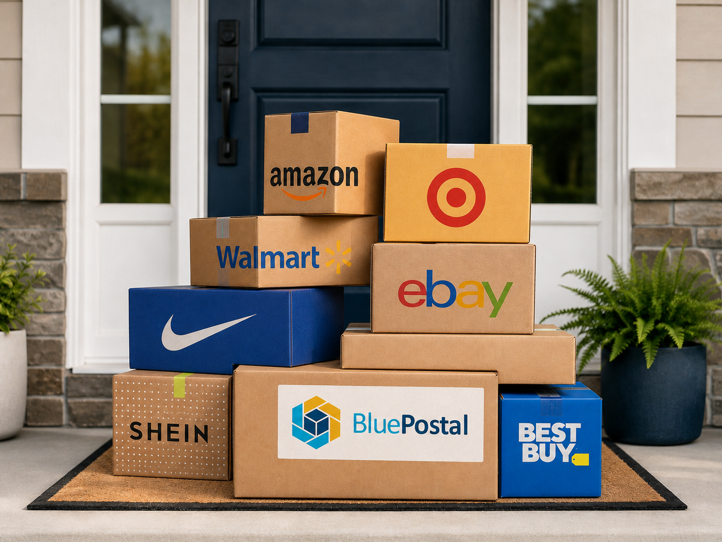 Online shopping packages